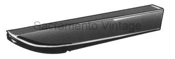 [10159] RUNNING BOARD SHIELD-LEFT 1931 - Fiberglass