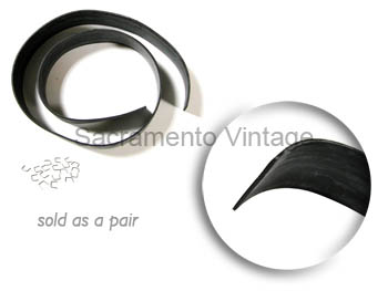 [08136] RUNNING BOARD TO CAB SEALS 1956
