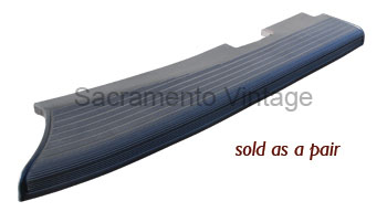 [06435-9] RUNNING BOARDS- 1939 DELUXE, 1940 PASSENGER RUBBER VULCANIZED OVER STEEL-DRAKE
