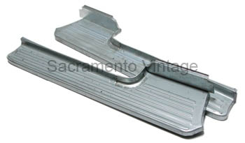 [08132-2] RUNNING BOARDS 1953-56 STEEL ORIGINAL DESIGN (PAIR)