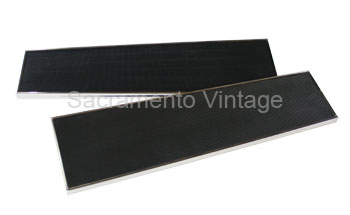 [01053-4] RUNNING BOARDS- W/ POLISHED S/S TRIM 1930 (NO APRONS)