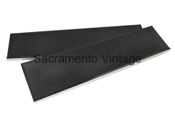 [01053-5] RUNNING BOARDS- W/POLISHED OUTER S/S TRIM 1930-31