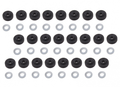 [06456] Running board to frame and front fender to cowl rubber grommets and metal washer set 48pcs  1942-48