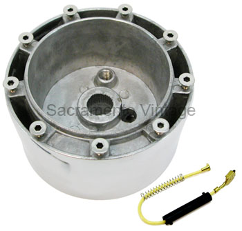 [16511] LECARRA STEERING WHEEL 9 BOLT ADAPTER- POLISHED  1967-94 G.M