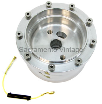 [16512] STEERING WHEEL ADAPTER- 9 BOLT BANJO / POLISHED