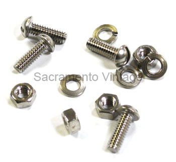 [01048-0] SCREWS- RADIATOR APRON TO FENDER EARLY 1930 FOR EYEBROW STYLE FENDER