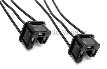 [00691] SEALED BEAM SOCKETS AND WIRING 1928-31 (SET OF 2)