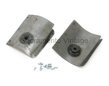 [08759] SEAT BELT MOUNTING PLATE - BUNG FOR SHOULDER BELT 1953-56