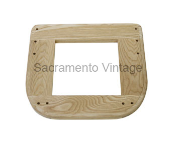 [01027-52] SEAT FRAME WOOD - CUSHION 1928-31 TUDOR FRONT