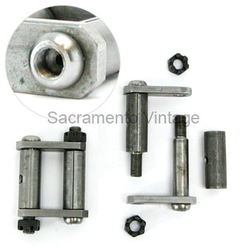 [03197-0] SHACKLE KIT- REAR 'L' style WITH GREASE ZERK FITTINGS 1917-22