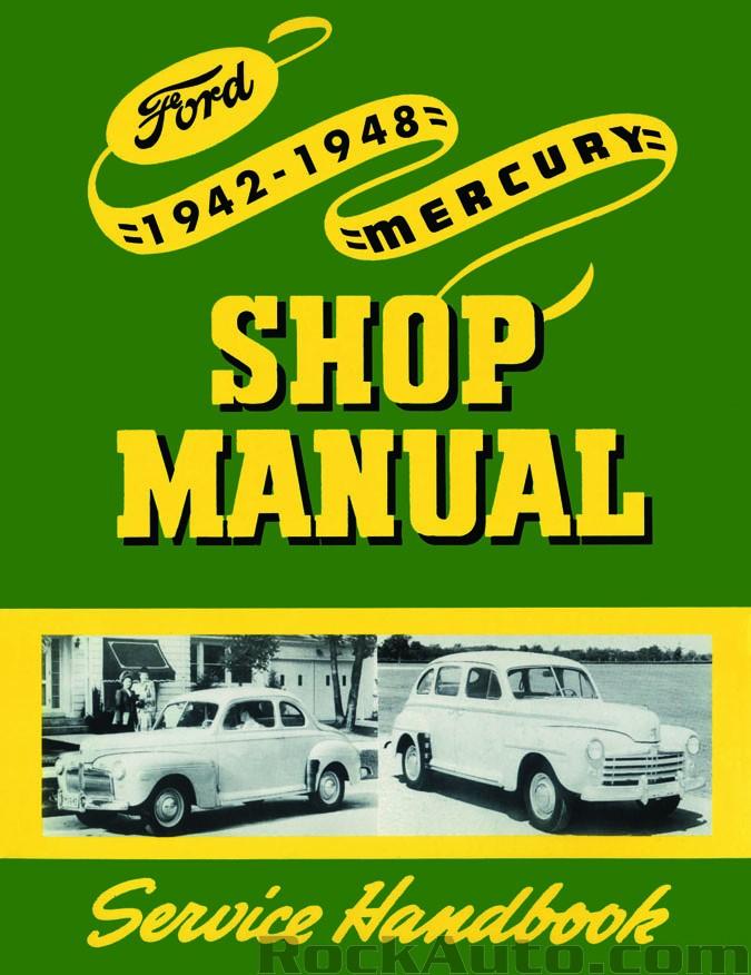 [09241-42] SHOP MANUAL- 1942-48 SERVICE HANDBOOK FORD-MERCURY