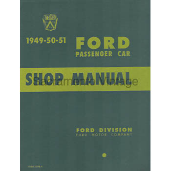 [09600-12] SHOP MANUAL- PASSENGER 1949-51