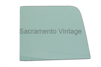 [16012-T] SIDE WINDOW (DOOR) GLASS GREEN TINT 1956