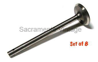 [03395-8] VALVE SET- (8) STANDARD .312 STAINLESS 1909-27