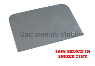 [08457-8-T] SOLID SIDE WINDOW G-L-A-S-S ONLY-  TINT 1956