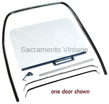 [08457] SOLID SIDE WINDOW KIT- clear 1956