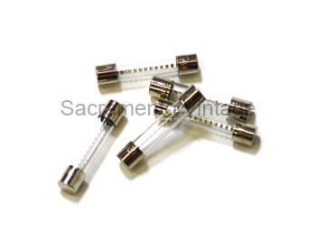 [00646-1] SPARE FUSES FOR SAFTI-FUSE (5) 30A GLASS TUBE STYLE