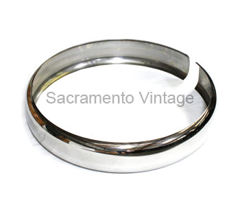 [00005-19] SPARE TIRE BAND  !! S-o-l-d   O-u-t  !! POLISHED S/S 19" 1930-31