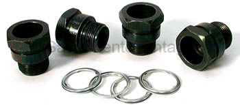 [00635-4] SPARK PLUG ADAPTORS 14mm 7/8-18 1928-31 SET OF 4 USE PLUG OF CHOICE