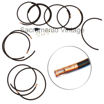 [06020-1-1] SPARK PLUG CABLE SET- 1946-48 BROWN WIRES WITH COPPER ENDS