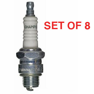 [06012] SPARK PLUG SET- CHAMPION 1938-53 (SET OF 8) GAP .023-.027