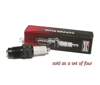 [03824] SPARK PLUG SET- (4) CHAMPION 1909-27 -  1/2" NPT Gap .035"-.038"