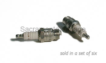 [07882] SPARK PLUG SET- 6 cylinder 1954-60
