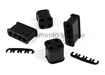 [07877] SPARK PLUG WIRE GROMMETS 1954-64
