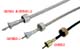 [00582-1] SPEEDOMETER CABLE W/ metal housing 1930-34  61.5" SQUARE/SQUARE