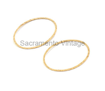 [00579-3] SPEEDOMETER LENS GASKETS- OVAL 1928-30