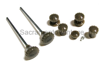 [05954-10] DASH KNOB SET- LIGHT BROWN- STANDARD 1937