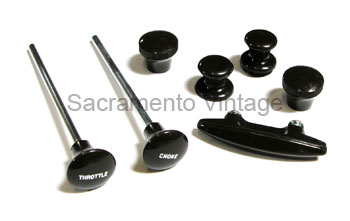 [05954-9] STANDARD DASH KNOB SET-DARK BROWN-1936
