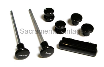 [05954-4] STANDARD DASH KNOB SET-MAROON-1935