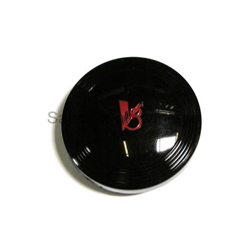 [06171-1] HORN BUTTON- STANDARD BLACK W/ RED  1940