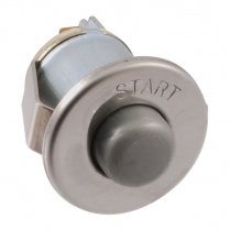 [06037-11] STARTER PUSH BUTTON ON DASH-  BLUE GREY, DELUXE 1946