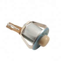 [06037-5] STARTER PUSH BUTTON ON DASH-  SAND, DELUXE 1940 / 1940 PU