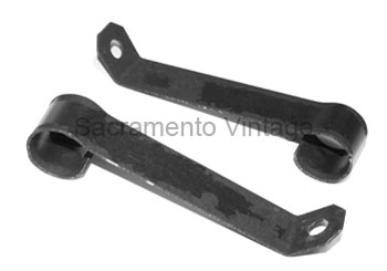 [06175-4] STARTER CABLE SUPPORT BRACKETS (PAIR) 1932-34