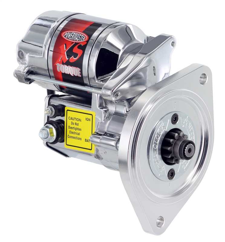 [PM-19504] STARTER FORD 289-351 M/T XS TORQUE W/SOLENOID 200 FT-LBS CHROME