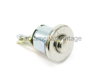 [06037] STARTER SWITCH-   CHROME MARKED -S-T-A-R-T- (PUSH BUTTON)- DASH MOUNT 1937-48 AND 1948-51 PU