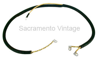 [00670] STARTER/GENERATOR HARNESS 1928-31 TERMINALS ARE CRIMP-SOLDER 14GA