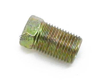 [12005-3] STEEL BRAKE LINE FITTING- LONG NUT 1/4" INVERTED FLARE