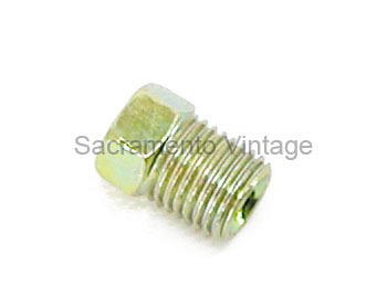 [12005-2] STEEL BRAKE LINE FITTING- SHORT NUT 3/16" INVERTED FLARE