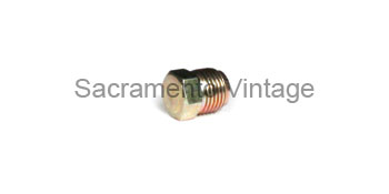 [12005-6] STEEL PLUG- 1/4" INVERTED FLARE