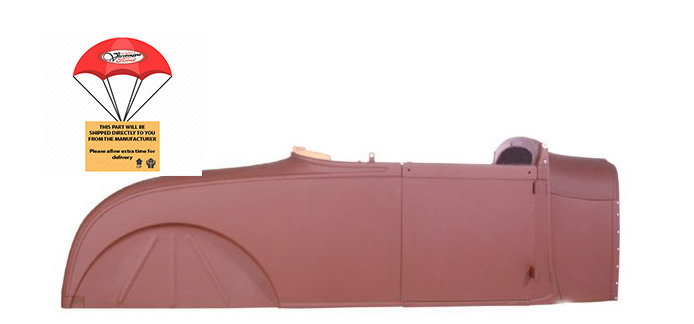 [01075-50] STEEL ROADSTER BODY 1928-29