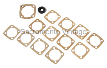 [07214] STEERING BOX GASKET SET PU 1948-60