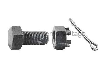 [04038-1] STEERING BRACKET BOLT & NUT-short 09-27