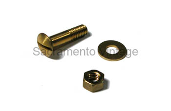 [04024] STEERING COLUMN TO FIREWALL SCREW- BRASS 1909-10