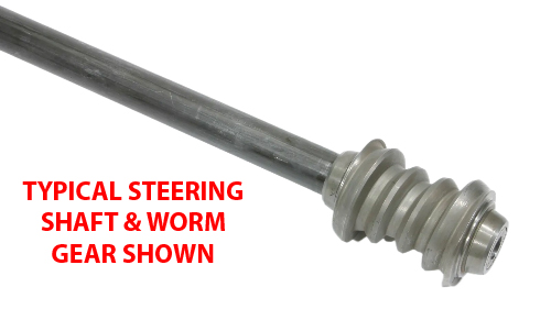 [07183] STEERING SHAFT and WORM PU 1948-52