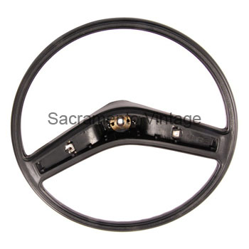[207181] STEERING WHEEL BLACK (2) SPOKE 1971-77