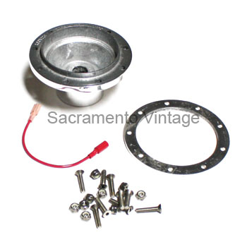 [16511-2] STEERING WHEEL ADAPTOR-  9 BOLT / EARLY FORD COLUMN / 2" POLISHED